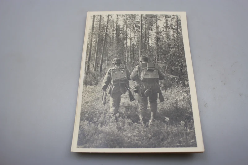 Nr. 7 Postkarten aus der Serie "Kampf der SS-Gebirgsdivision "NORD" in Karelien -"