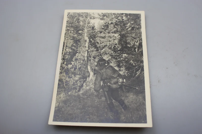 Nr. 7 Postkarten aus der Serie "Kampf der SS-Gebirgsdivision "NORD" in Karelien -"