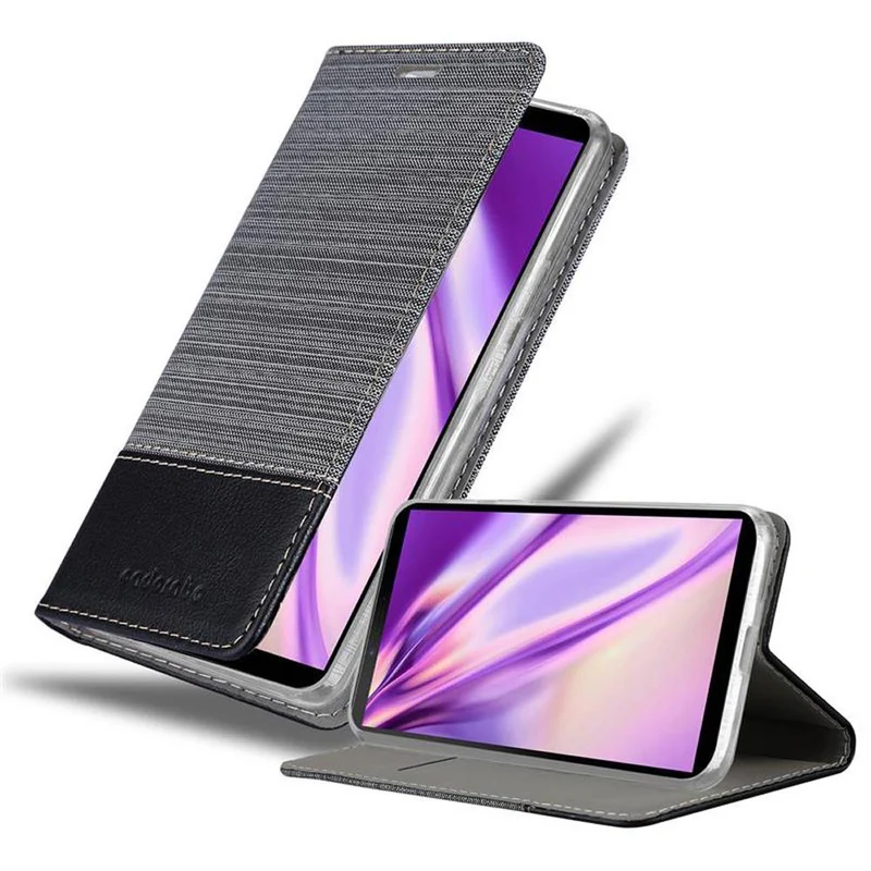 Cadorabo Hülle kompatibel mit Sony Xperia 10 II Schutzhülle mit Magnetverschluss, Standfunktion und Kartenfach