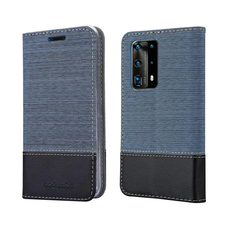 Cadorabo Hülle kompatibel mit Huawei P40 PRO / P40 PRO+ Schutzhülle mit Magnetverschluss, Standfunktion und Kartenfach