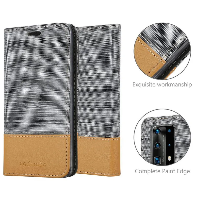 Cadorabo Hülle kompatibel mit Huawei P40 PRO / P40 PRO+ Schutzhülle mit Magnetverschluss, Standfunktion und Kartenfach