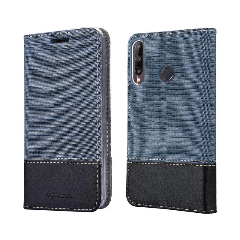 Cadorabo Hülle kompatibel mit Huawei P40 LITE E Schutzhülle mit Magnetverschluss, Standfunktion und Kartenfach
