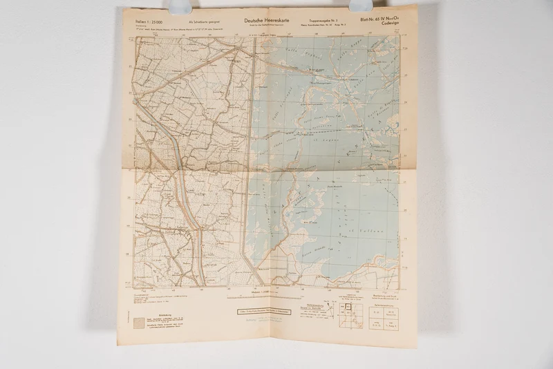 Deutsche Hereeskarte von Codevigo 1944