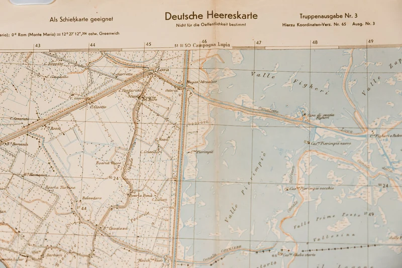Deutsche Hereeskarte von Codevigo 1944