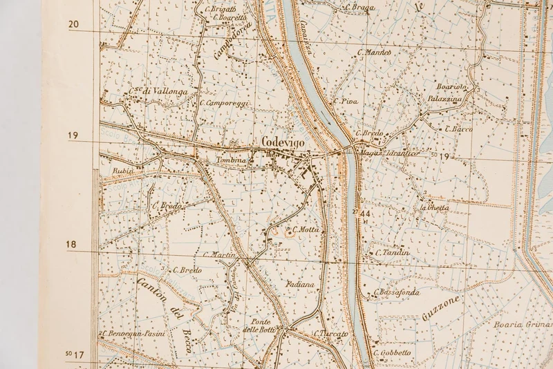 Deutsche Hereeskarte von Codevigo 1944
