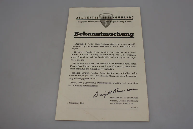 Alliierte Propagandabroschüre