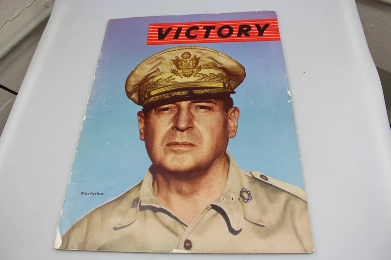 Illustrierte Zeitschrift „Victory“ während der Besetzung