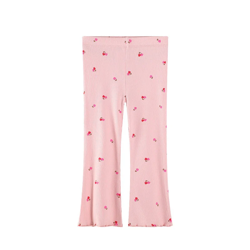 Mädchen Schlagleggings mit floralen Akzenten Drune