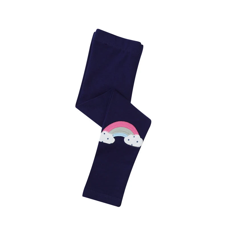 Mädchen Leggings mit zauberhaften Einhorn- und Regenbogen-Applikationen Drune