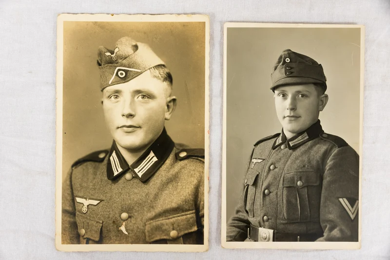 Studiofotopaar der Wehrmacht