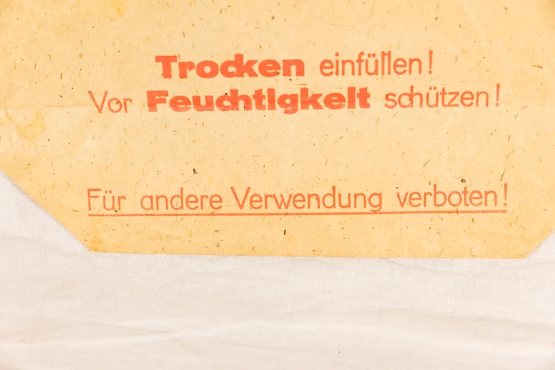 Brandsandsack in Luftschutzunterkünften