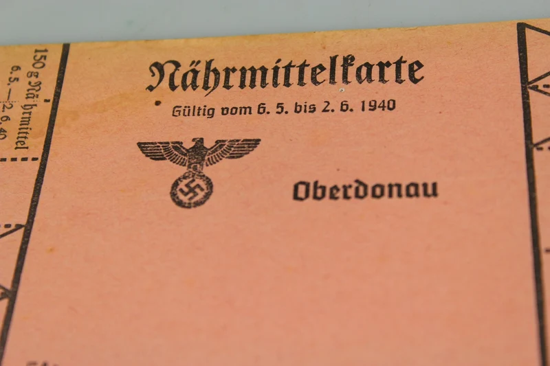 Lebensmittelkarte 1940