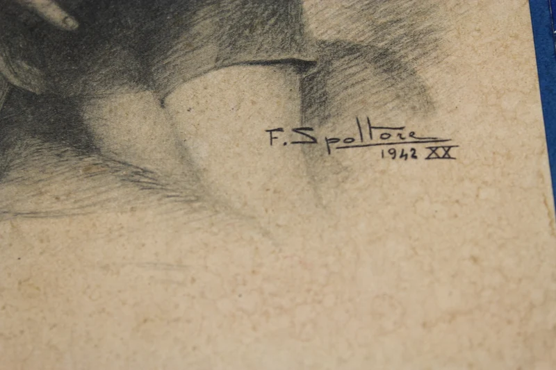 Porträt von Prinz Umberto II mit Sohn. Autor Federico Spoltore