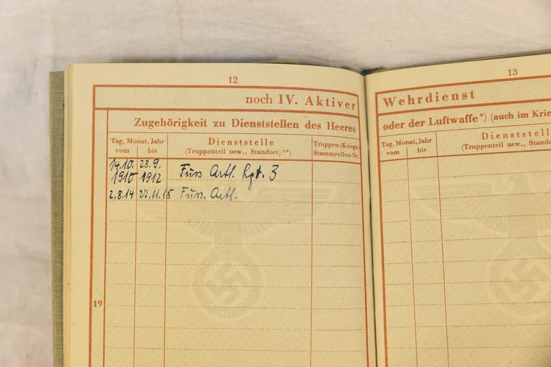 Konvolut einzelner Soldatendokumente