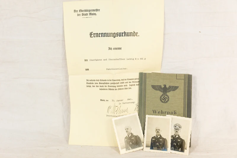 Konvolut einzelner Soldatendokumente