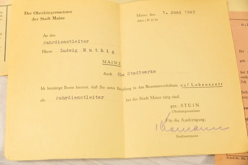 Konvolut einzelner Soldatendokumente
