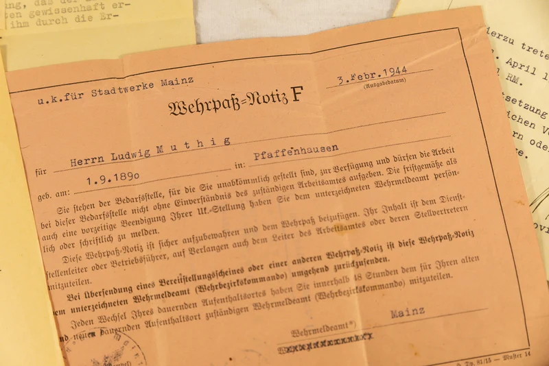 Konvolut einzelner Soldatendokumente