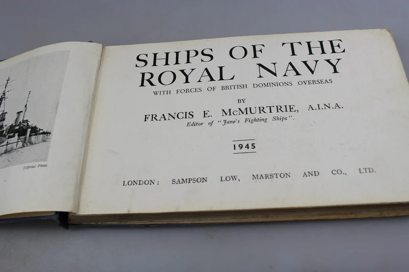"Schiffe der Royal Navy" Francis E. Mc Murtrie - 1945