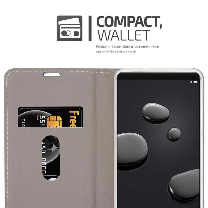 Cadorabo Hülle kompatibel mit Huawei MATE 10 PRO Schutzhülle mit Magnetverschluss, Standfunktion und Kartenfach