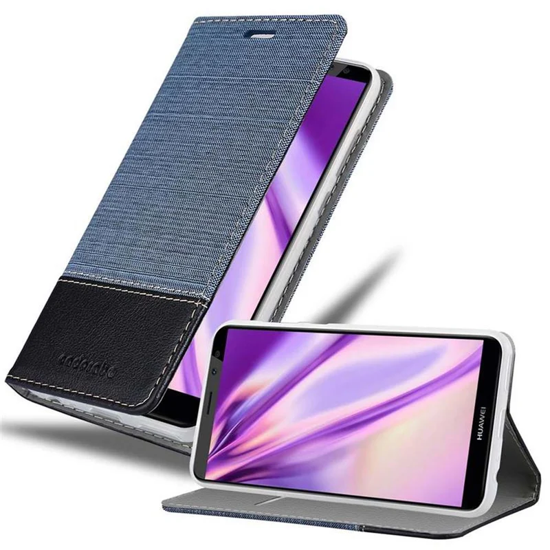Cadorabo Hülle kompatibel mit Huawei MATE 10 LITE Schutzhülle mit Magnetverschluss, Standfunktion und Kartenfach
