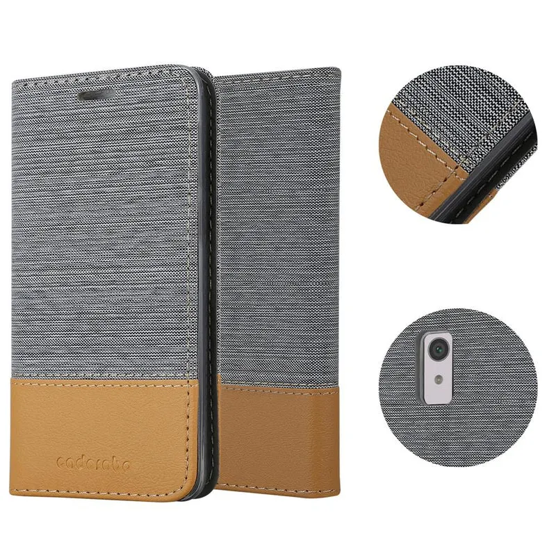 Cadorabo Hülle kompatibel mit Sony Xperia XA1 Schutzhülle mit Magnetverschluss, Standfunktion und Kartenfach