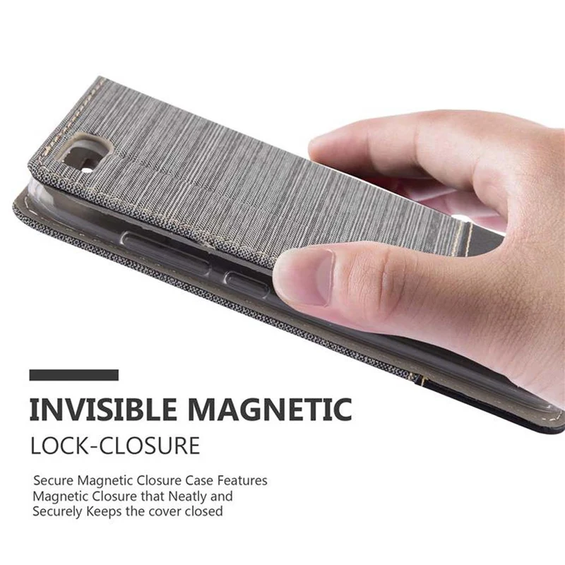 Cadorabo Hülle kompatibel mit Xiaomi Mi 6 Schutzhülle mit Magnetverschluss, Standfunktion und Kartenfach