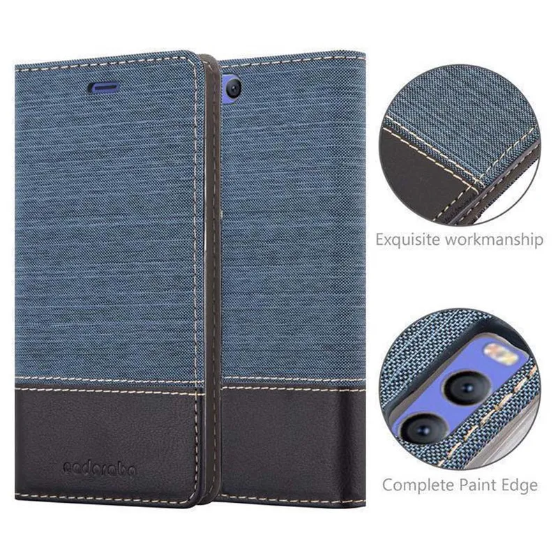 Cadorabo Hülle kompatibel mit Xiaomi Mi 6 Schutzhülle mit Magnetverschluss, Standfunktion und Kartenfach