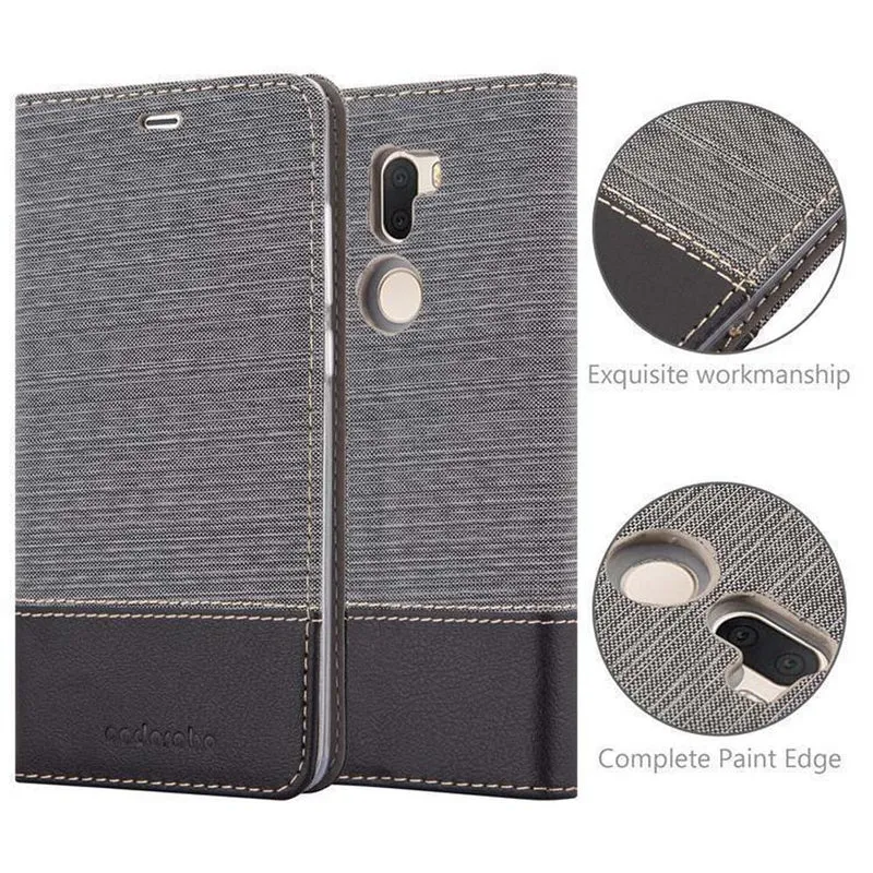 Cadorabo Hülle kompatibel mit Xiaomi Mi 5s PLUS Schutzhülle mit Magnetverschluss, Standfunktion und Kartenfach