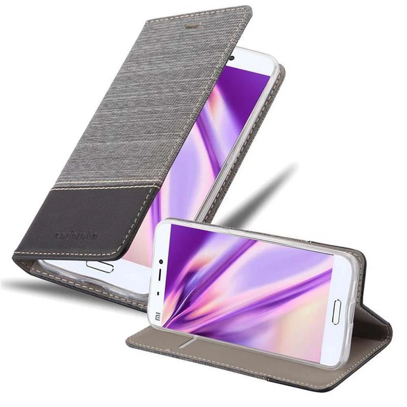 Cadorabo Hülle kompatibel mit Xiaomi Mi 5s Schutzhülle mit Magnetverschluss, Standfunktion und Kartenfach