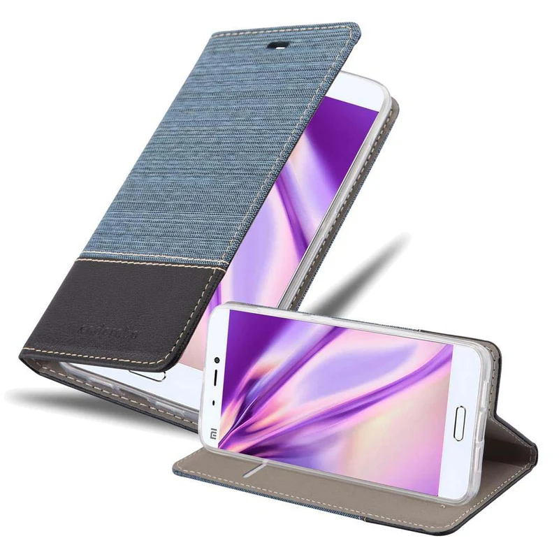 Cadorabo Hülle kompatibel mit Xiaomi Mi 5s Schutzhülle mit Magnetverschluss, Standfunktion und Kartenfach