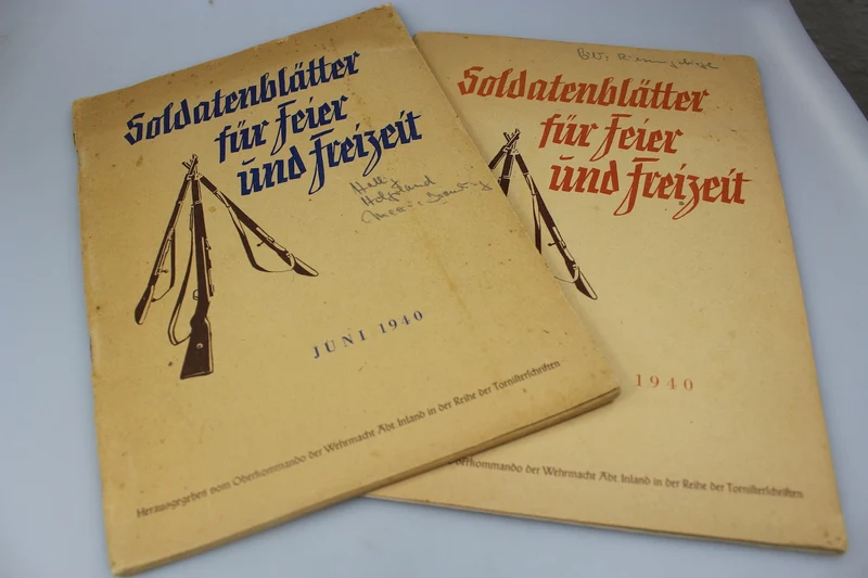 "Soldatenblatt für Feier und Freizeit" 1940