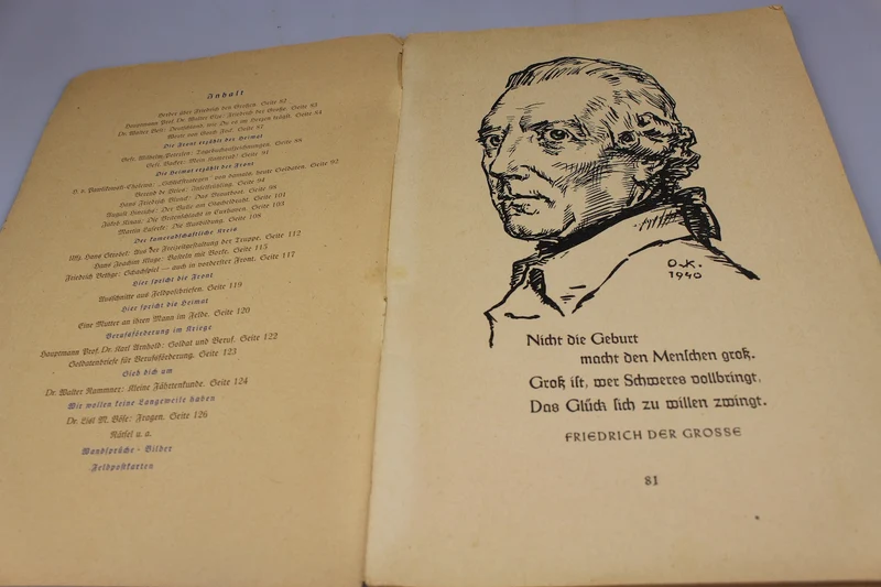 "Soldatenblatt für Feier und Freizeit" 1940