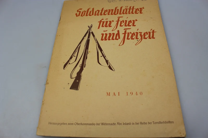 "Soldatenblatt für Feier und Freizeit" 1940