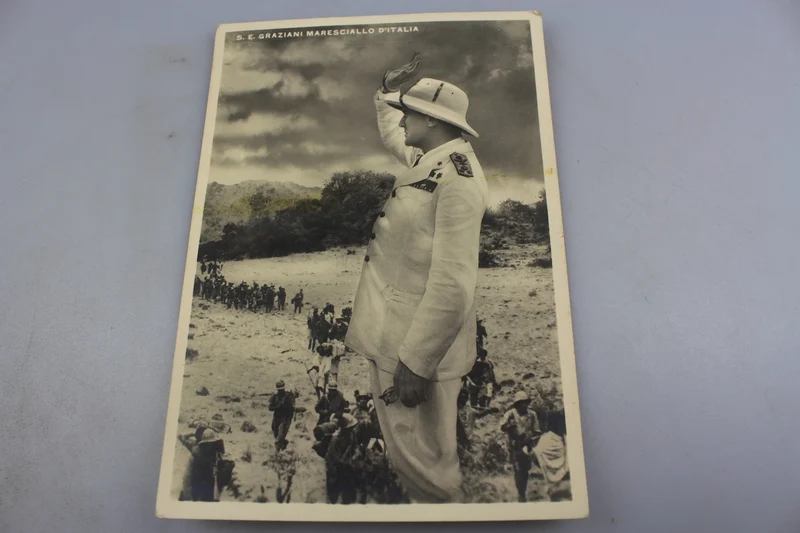 Postkarte SE Graziani Marschall von Italien