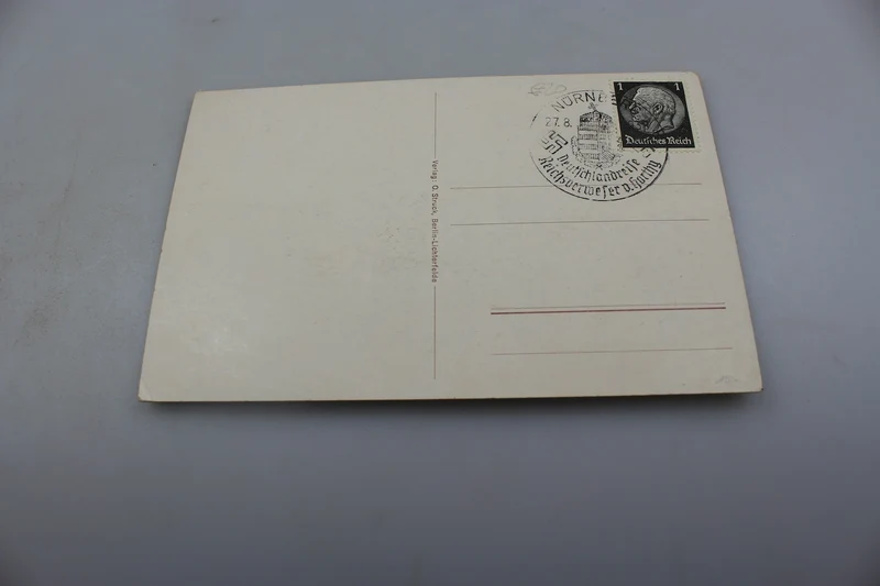 Postkarte Hitler und Horthy