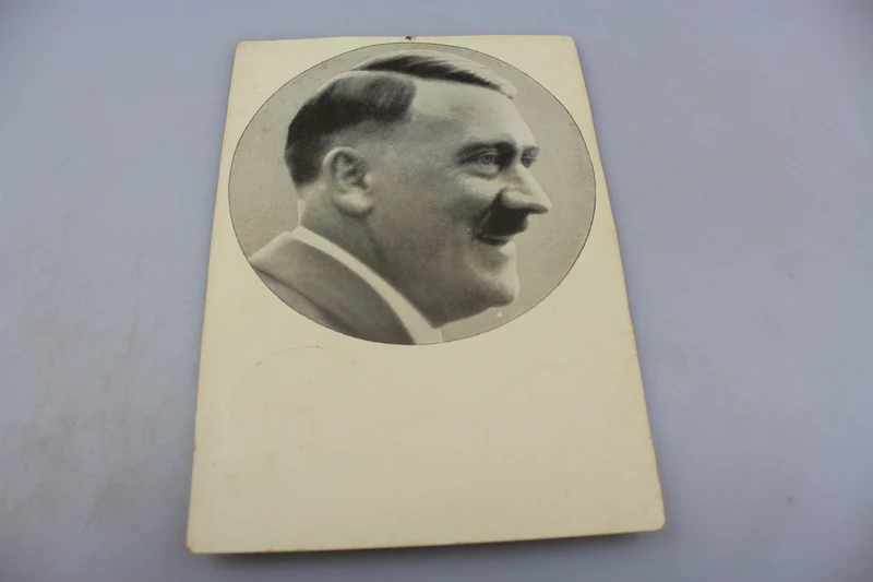 Postkarte mit Adolf Hitler