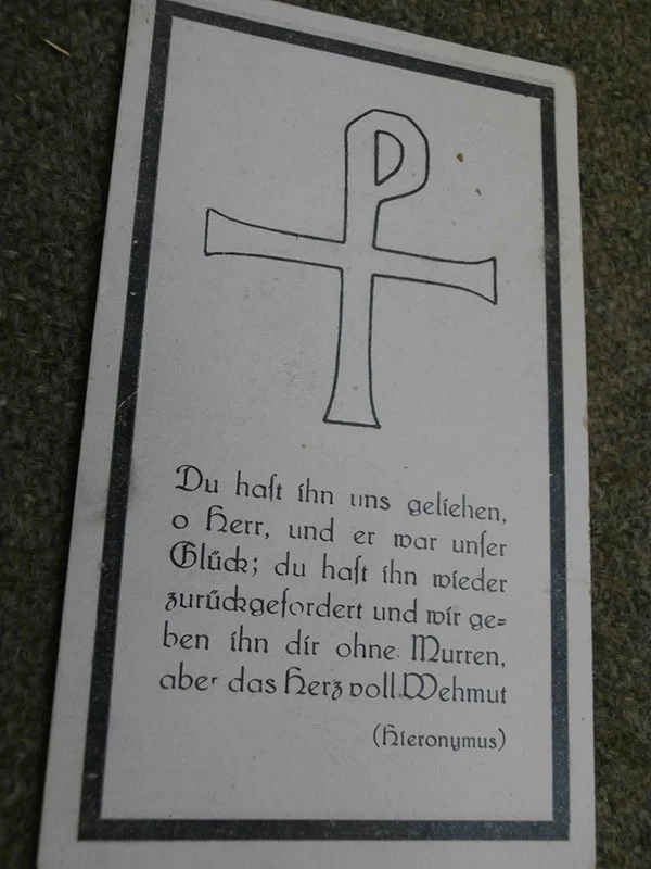 Sterbebilder Gebirgsjäger 21 Carpi (MO)