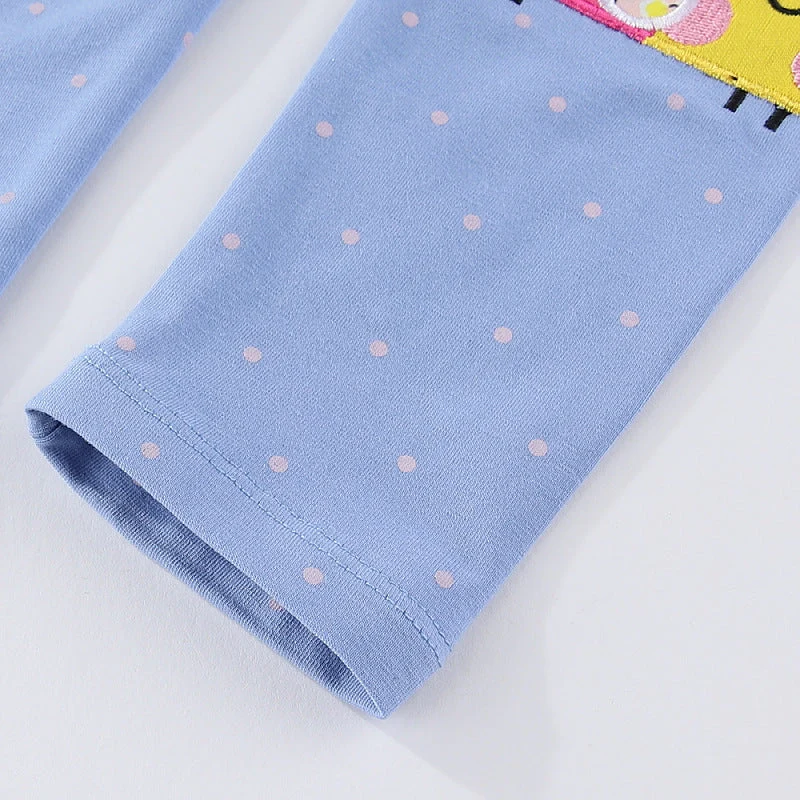 Mädchen Leggings mit fröhlichem Schneckenmotiv Drune