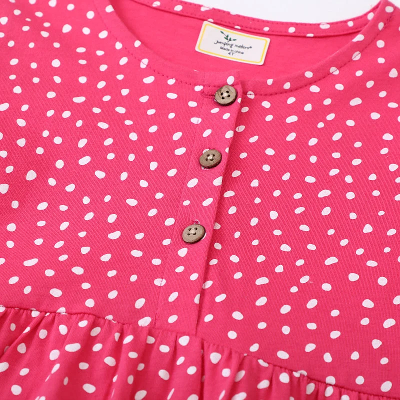 Mädchen Langarmkleid mit verspieltem Einhorn-Motiv Drune