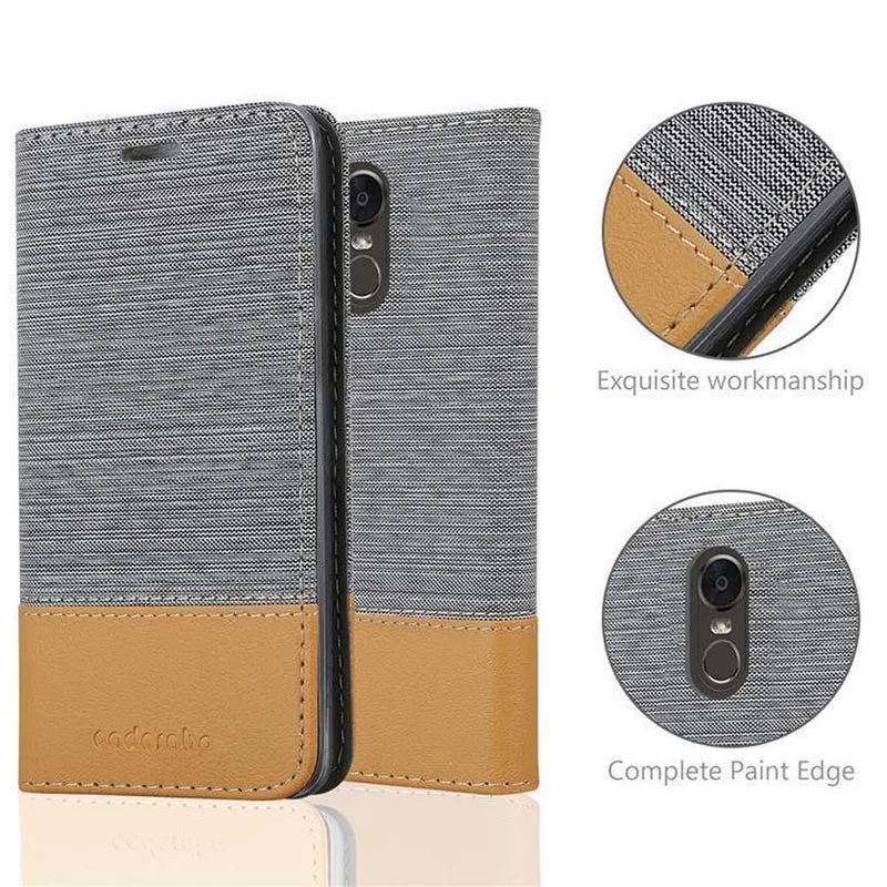 Cadorabo Hülle kompatibel mit LG STYLUS 3 Schutzhülle mit Magnetverschluss, Standfunktion und Kartenfach
