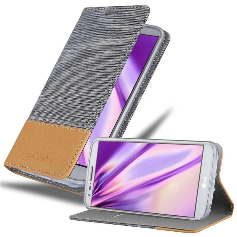 Cadorabo Hülle kompatibel mit LG G2 MINI Schutzhülle mit Magnetverschluss, Standfunktion und Kartenfach