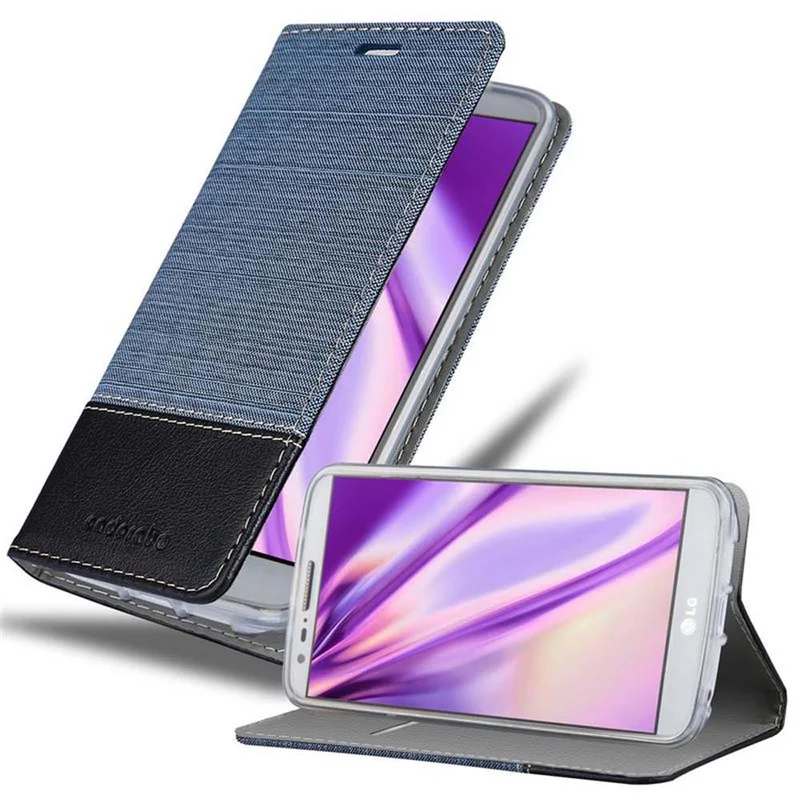 Cadorabo Hülle kompatibel mit LG G2 MINI Schutzhülle mit Magnetverschluss, Standfunktion und Kartenfach