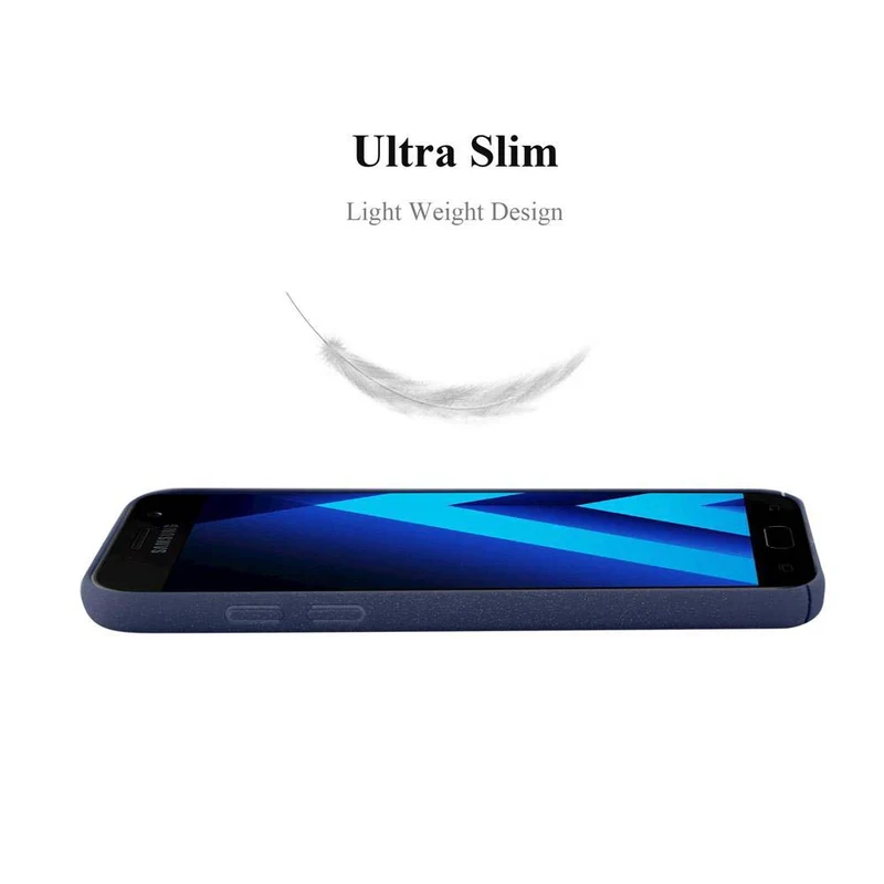 Cadorabo Hülle kompatibel mit Samsung Galaxy A5 2017 Hard Case Schutzhülle in Frosted Optik gegen Kratzer und Stöße