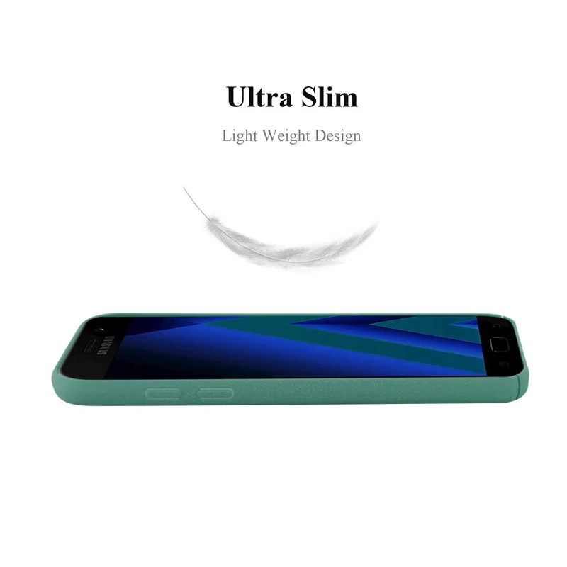 Cadorabo Hülle kompatibel mit Samsung Galaxy A5 2017 Hard Case Schutzhülle in Frosted Optik gegen Kratzer und Stöße