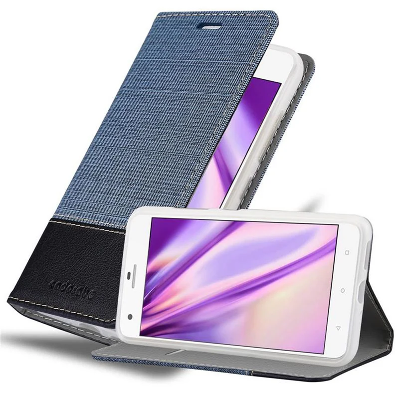 Cadorabo Hülle kompatibel mit HTC Desire 10 PRO Schutzhülle mit Magnetverschluss, Standfunktion und Kartenfach