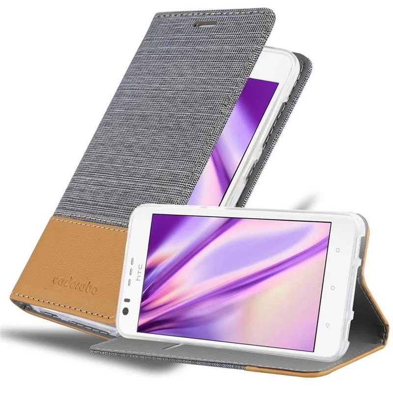 Cadorabo Hülle kompatibel mit HTC Desire 10 LIFESTYLE / Desire 825 Schutzhülle mit Magnetverschluss, Standfunktion und Kartenfach