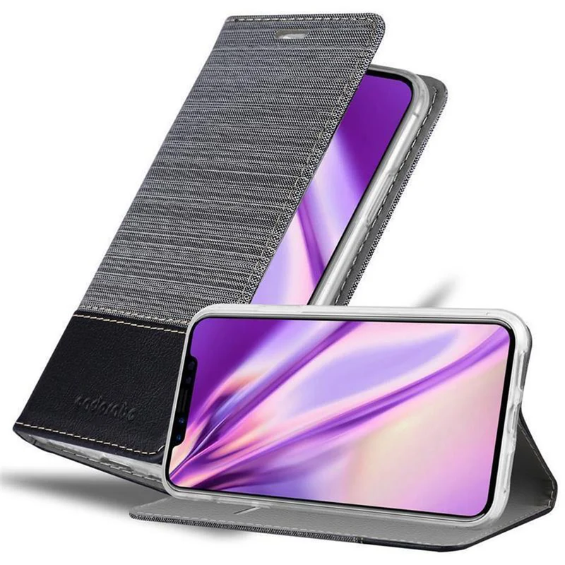 Cadorabo Hülle kompatibel mit Apple iPhone X / XS Schutzhülle mit Magnetverschluss, Standfunktion und Kartenfach