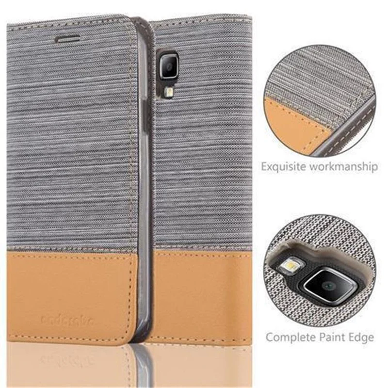 Cadorabo Hülle kompatibel mit Samsung Galaxy S4 ACTIVE Schutzhülle mit Magnetverschluss, Standfunktion und Kartenfach