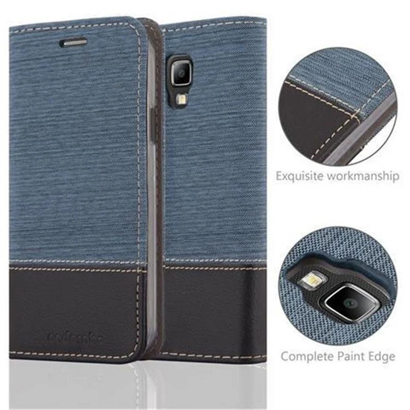Cadorabo Hülle kompatibel mit Samsung Galaxy S4 ACTIVE Schutzhülle mit Magnetverschluss, Standfunktion und Kartenfach