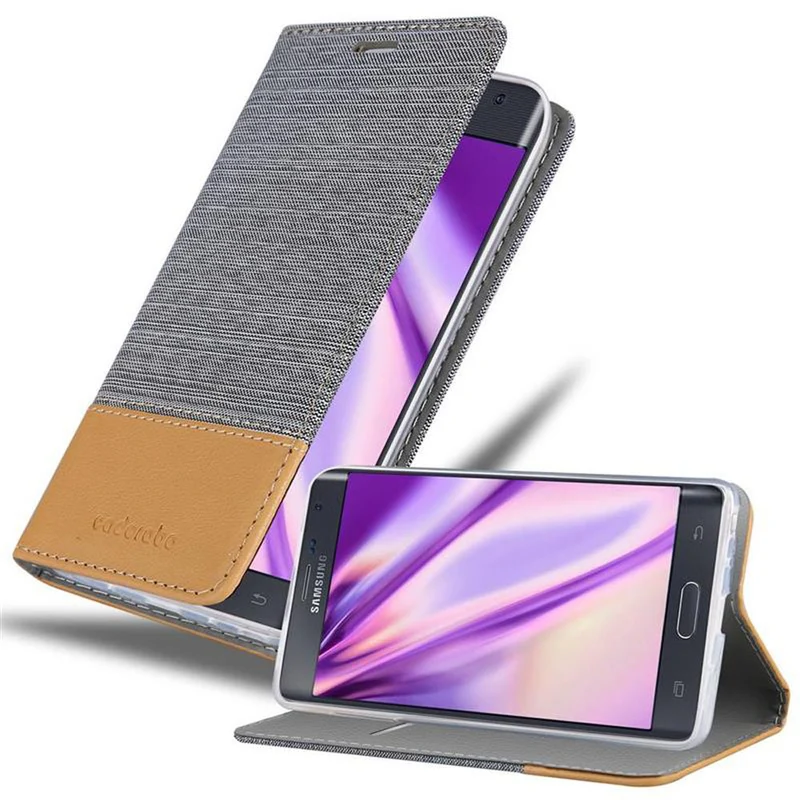 Cadorabo Hülle kompatibel mit Samsung Galaxy NOTE EDGE Schutzhülle mit Magnetverschluss, Standfunktion und Kartenfach